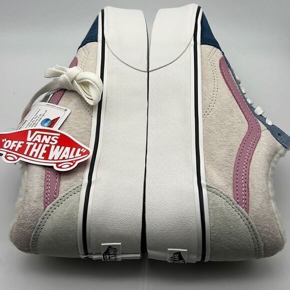VANS OLD SKOOL STACKFORM PIG‎ SUEDE SHERPA SHOE- Women 9.5 - New in Box - Picture 5 of 8